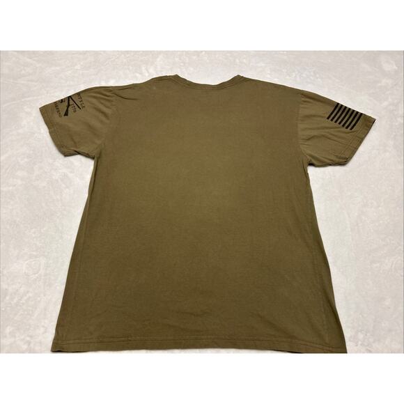 Grunt Style T Shirt Men’s Large Grumpy Old Vet I Do What I Want Army Green - Picture 7 of 8
